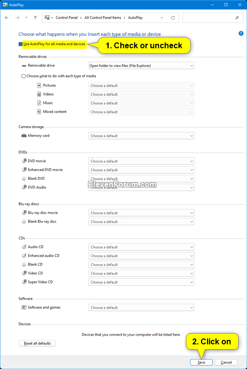 Turn On or Off AutoPlay in Windows 11 Tutorial Windows 11 Forum