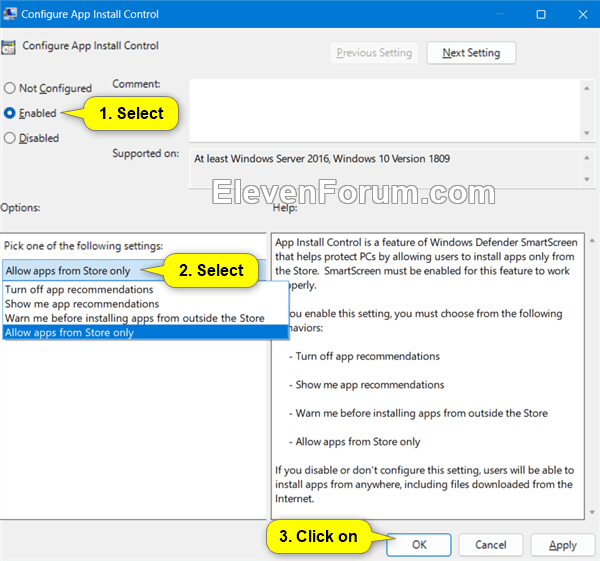 Choose where to get apps in Windows 11 Tutorial Windows 11 Forum