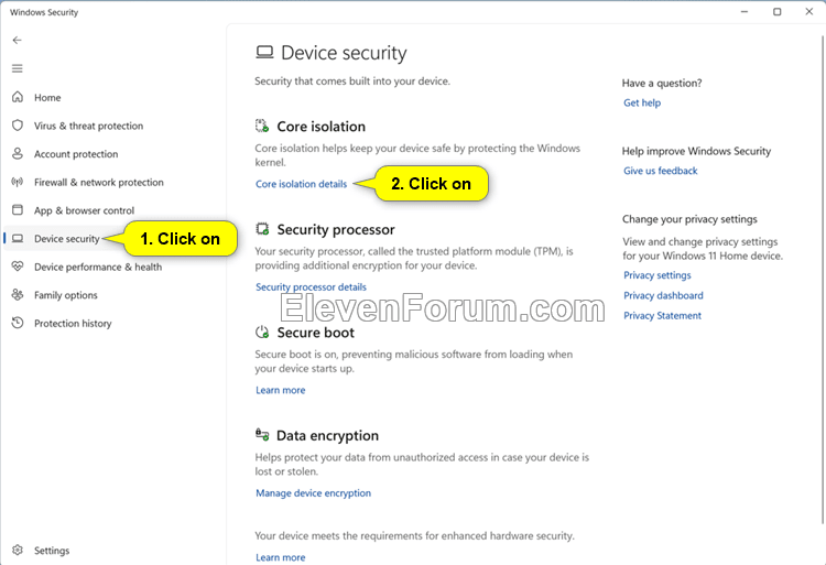 Enable or Disable Kernelmode Hardwareenforced Stack Protection in Windows 11 Tutorial