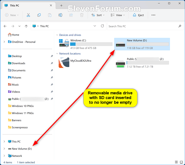 Turn On or Off Hide Empty Drives in Windows 11 Tutorial Windows 11 Forum