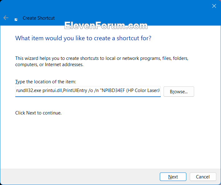 Create Printer Shortcut in Windows 11 Tutorial Windows 11 Forum