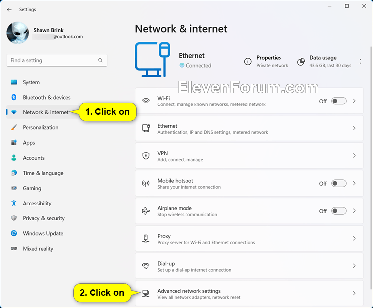 Reset Network Adapters in Windows 11 Tutorial Windows 11 Forum