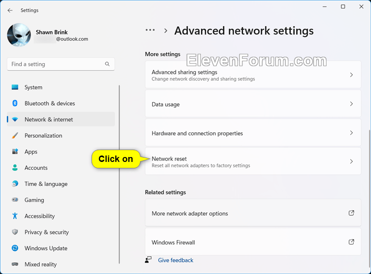 Reset Network Adapters in Windows 11 Tutorial Windows 11 Forum