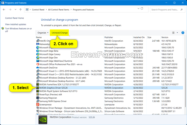 Uninstall Driver in Windows 11 Tutorial Windows 11 Forum