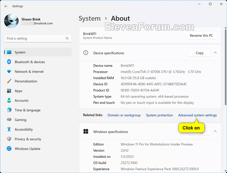 Change Workgroup in Windows 11 Tutorial Windows 11 Forum
