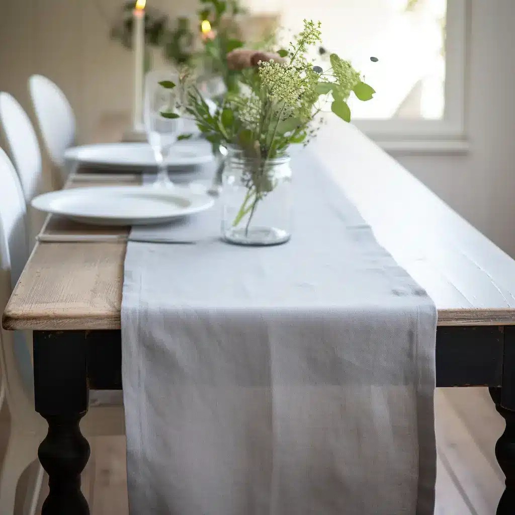 How Long Should A Table Runner Be? Elfin View
