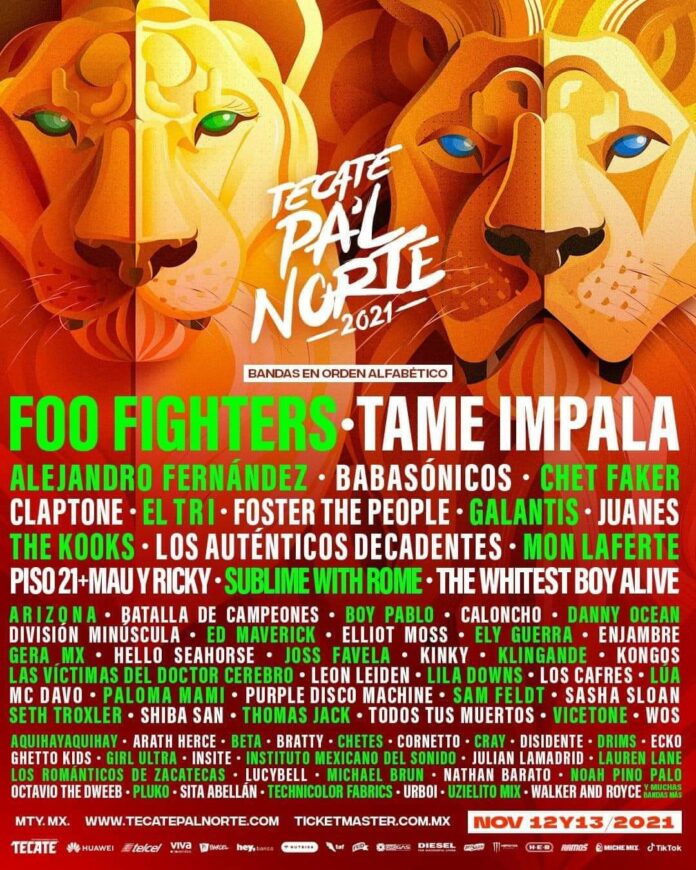 Festival pal' norte queda suspendido por gobierno de monterrey. Tecate Pal Norte da a conocer su cartel edición 2021 | El ...