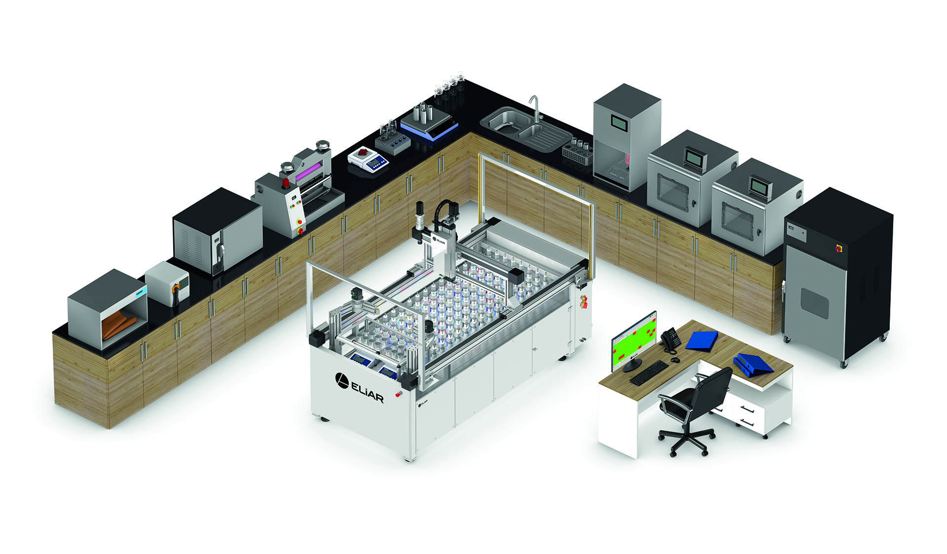 LABx Automatic Laboratory Dosing Automation System Eliar Elektronik