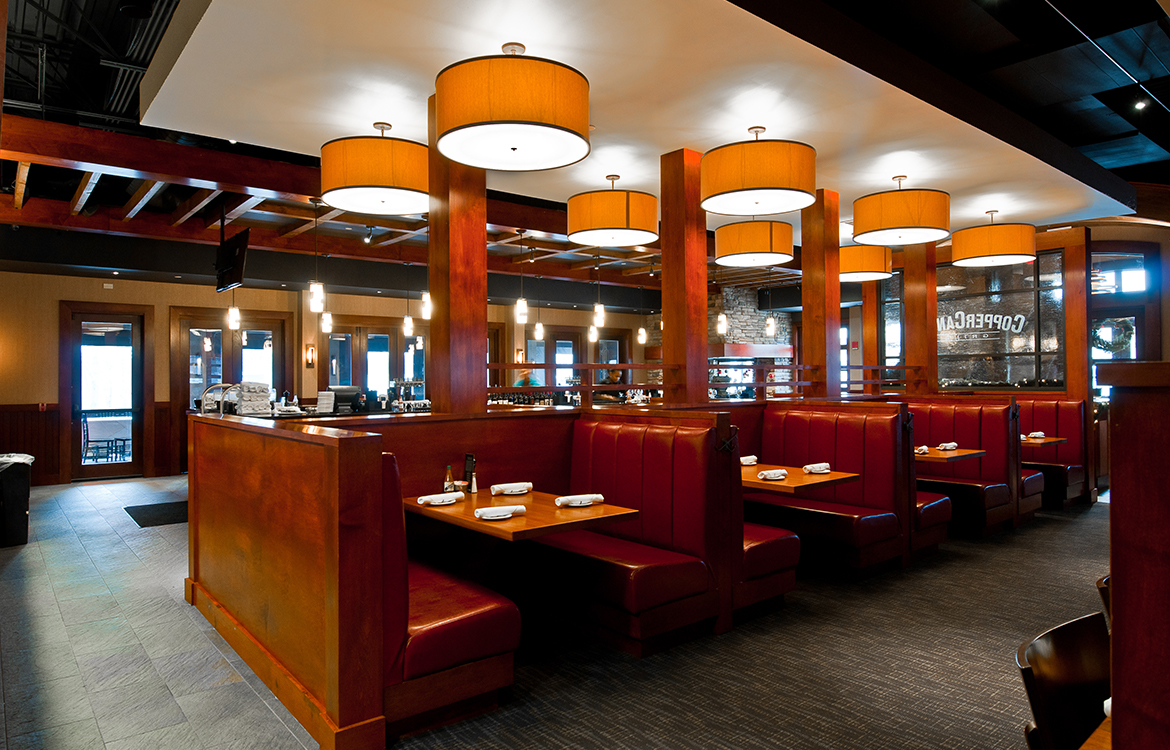 Woodmore Copper Canyon Grill Elise Moore Interior Design Washington DC