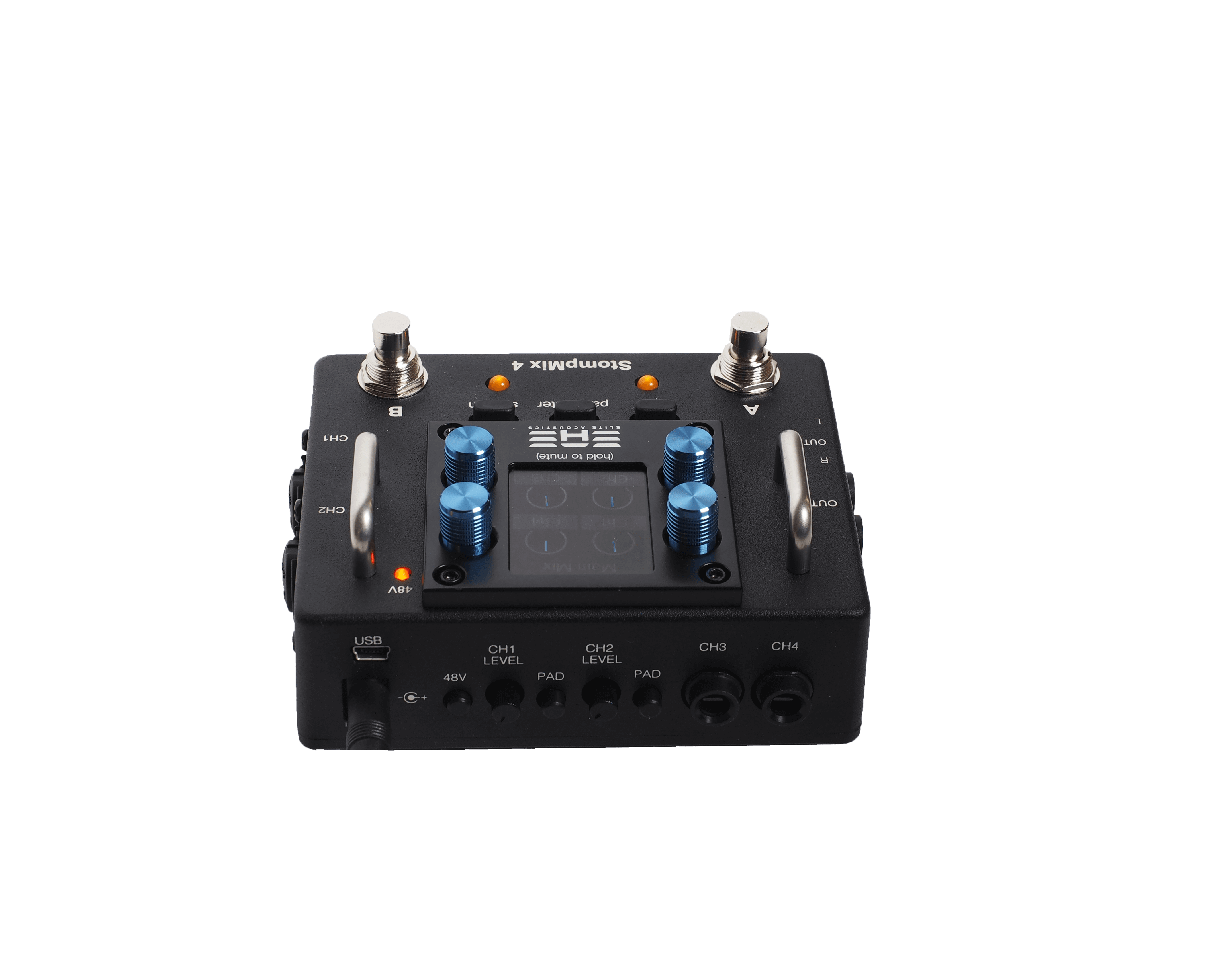 EAE StompMix 4 Compact Digital Mixer Pedal Elite Acoustics