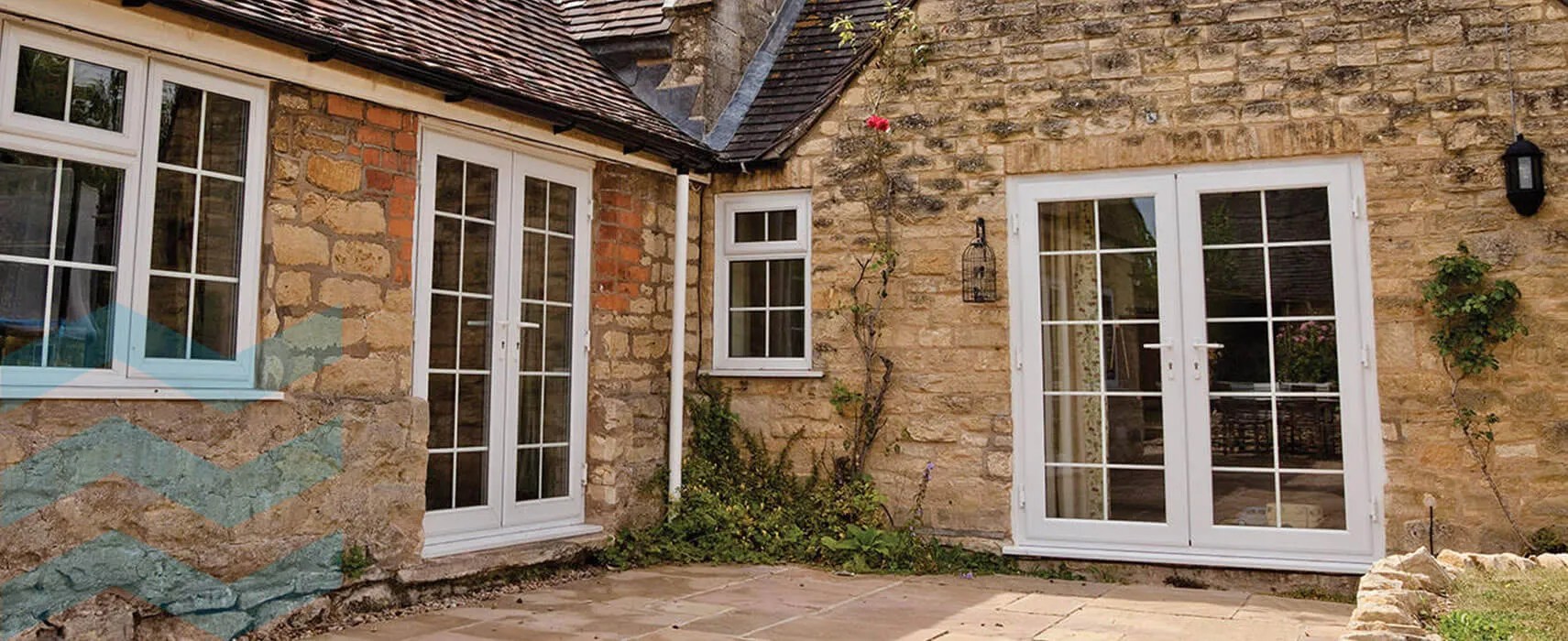 Customized uPVC Cottage Pane Door For Summer House Elitech