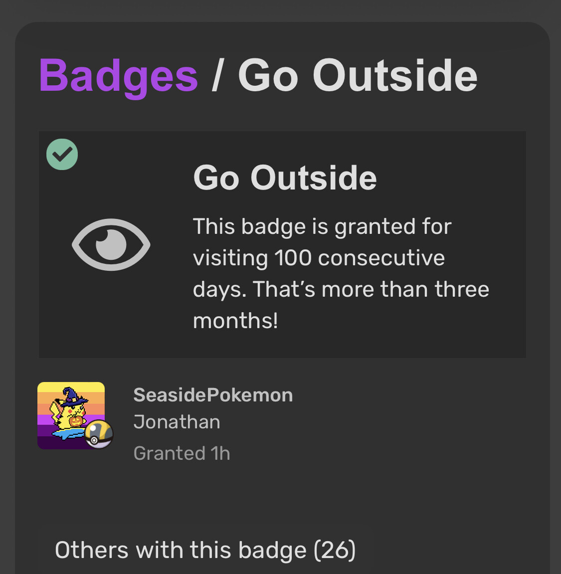 “Go Outside” Gang, check in... (UPDATE Grass confirmed not greener