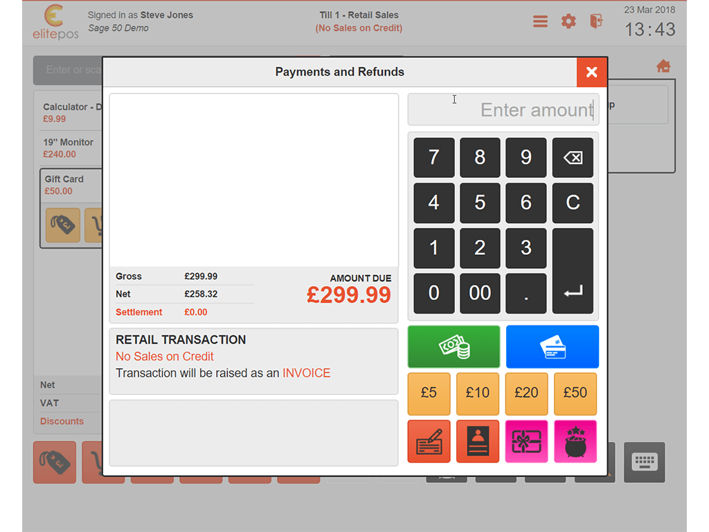 Sage 50 Accounts Integration Sage 50 POS Integration
