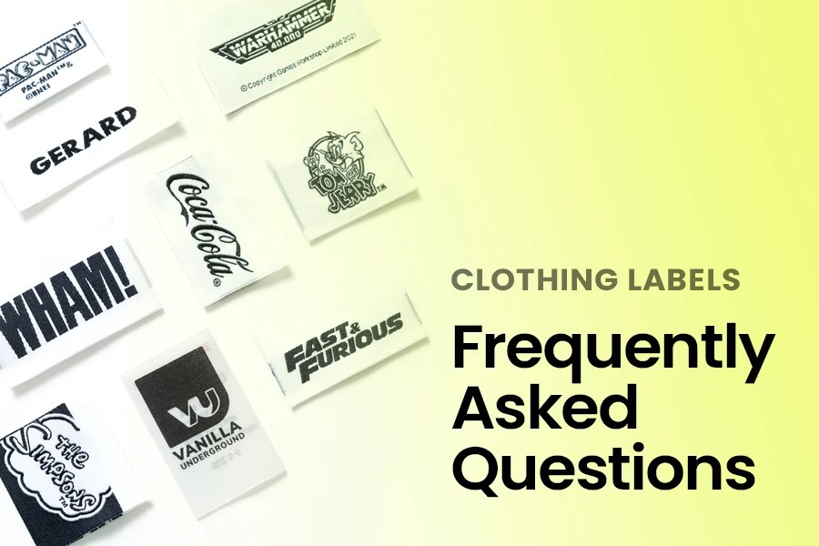 Clothing & fashion labels frequently asked questions Elite Labels