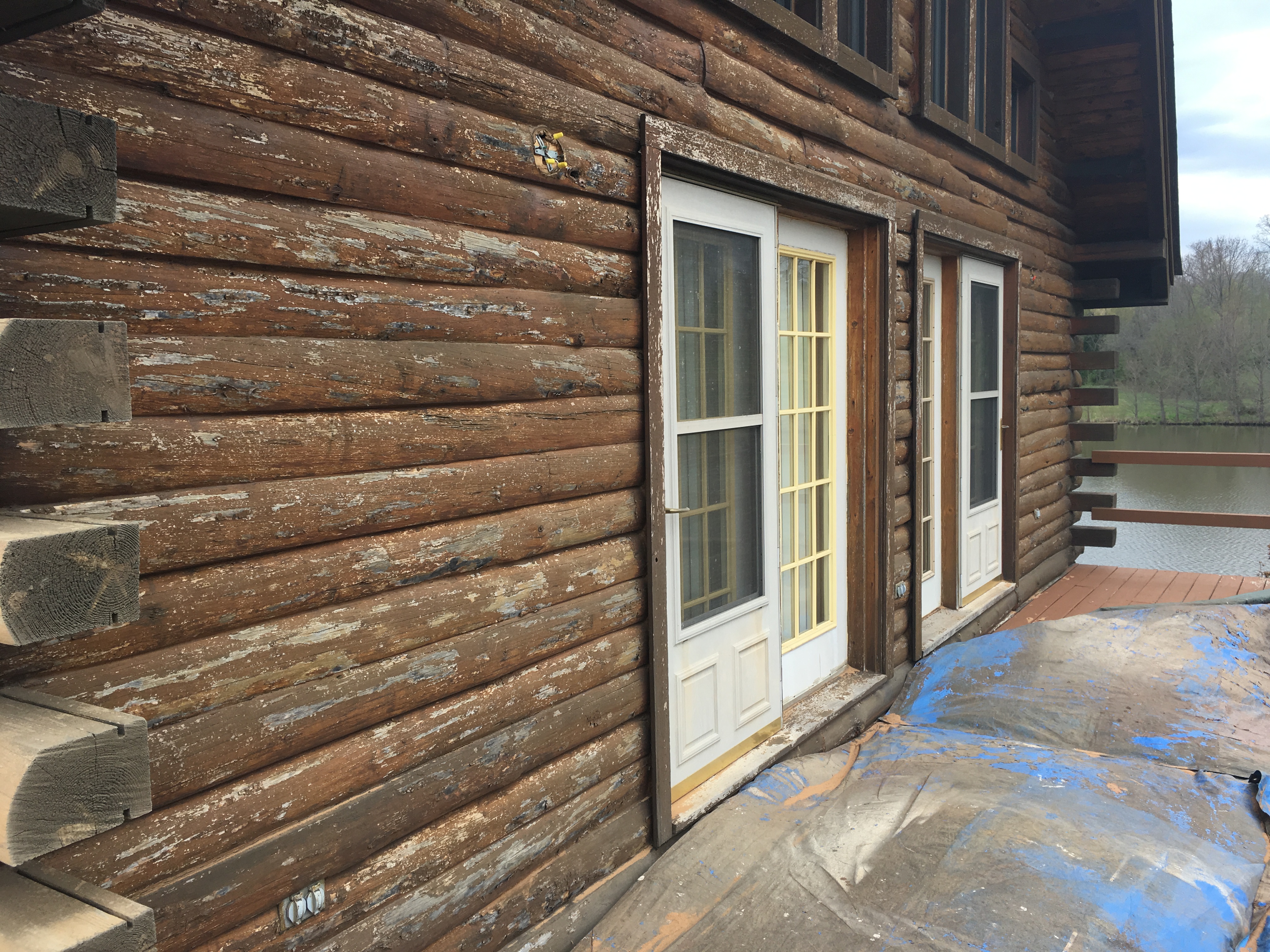 Log Home Staining Elite Log Home Services