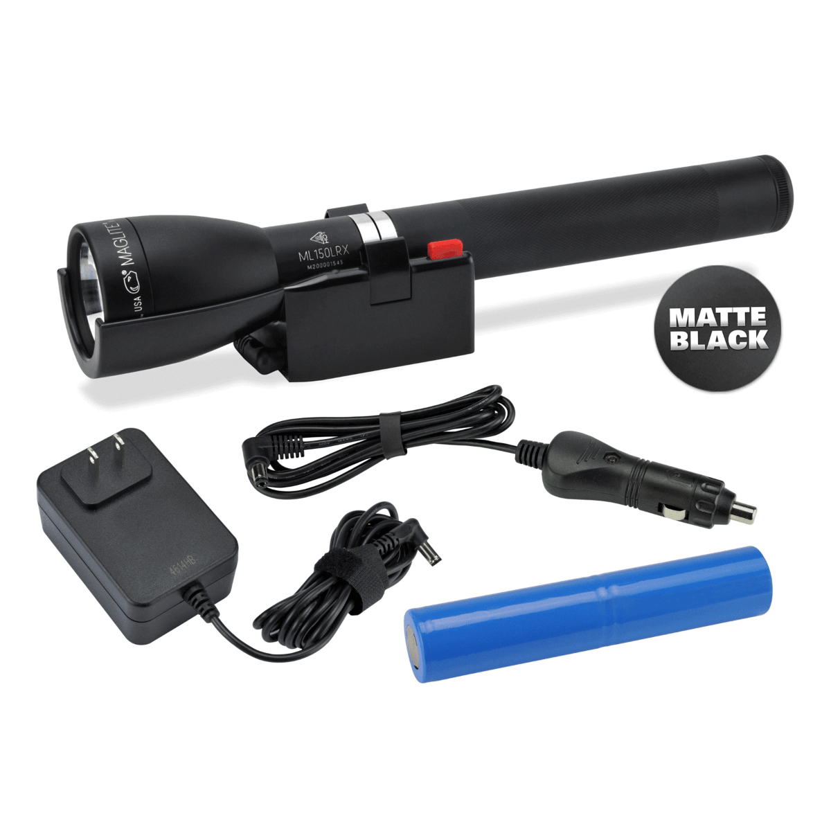 MagLite ML150LRX Rechargeable LED Flashlight (1082 Lumens) Matte