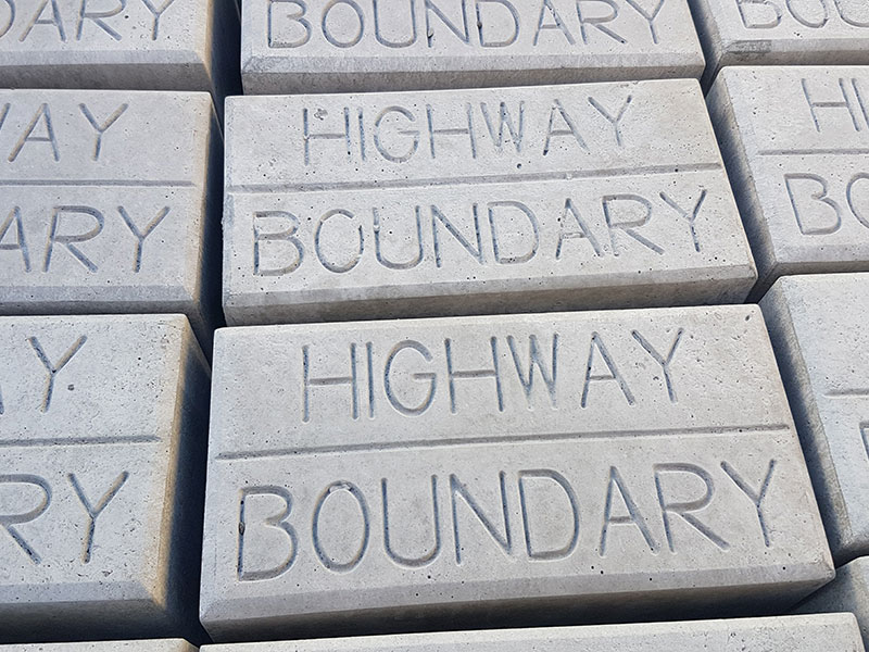 Marker Blocks Elite Precast Concrete