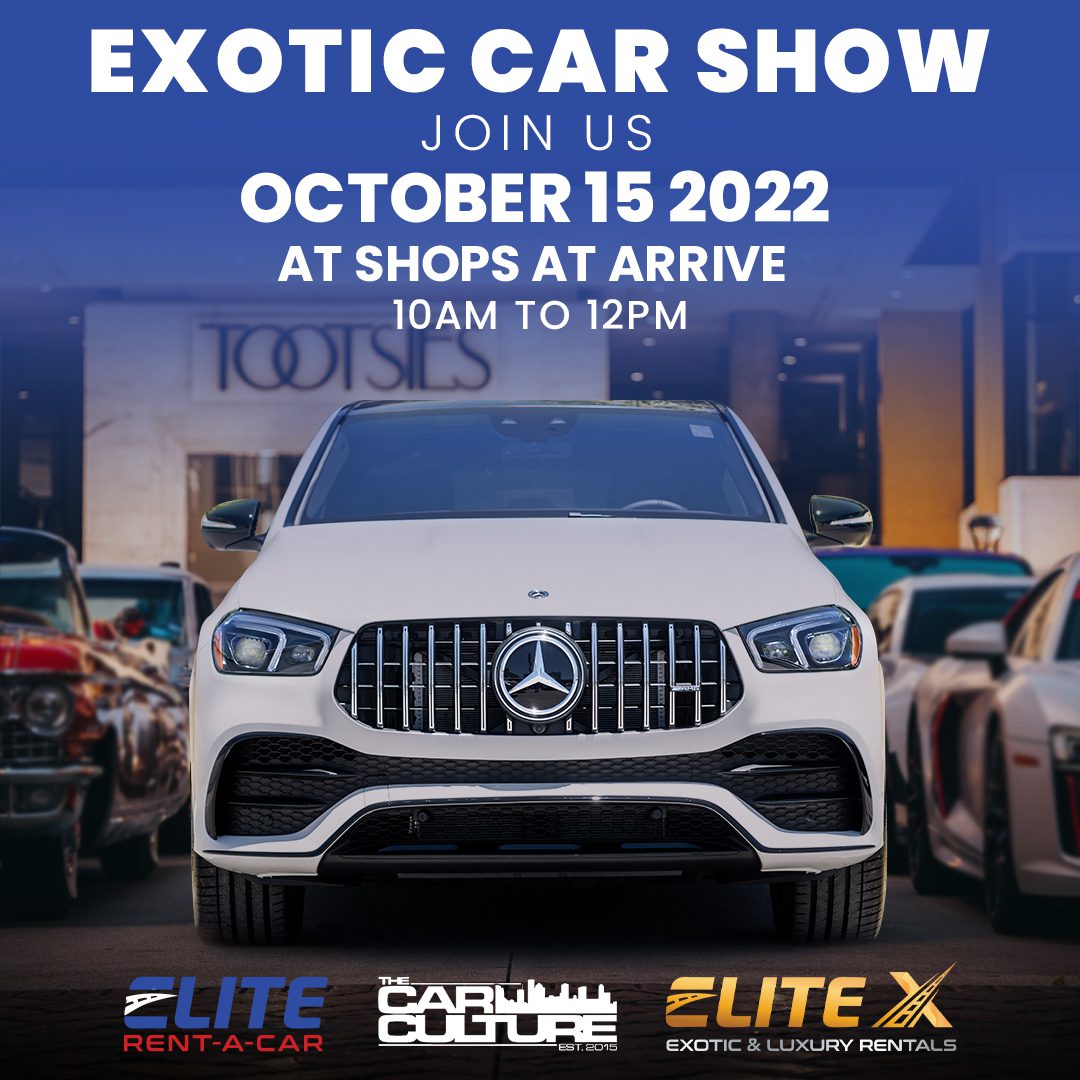 Proudly Sponsoring The Car Culture Car Show Elite Rent a Car
