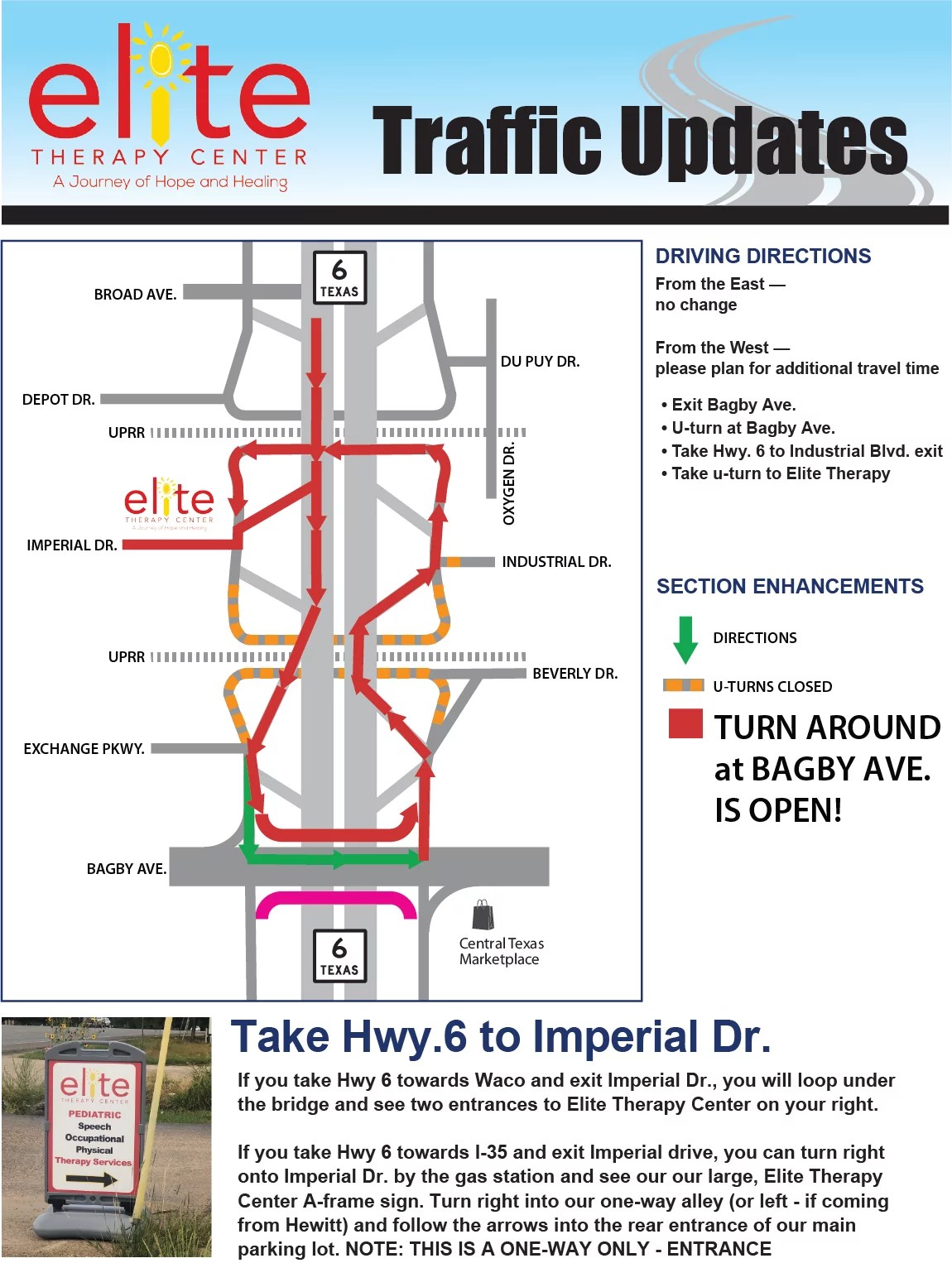 Traffic Updates for Elite Therapy Center Elite Therapy Center