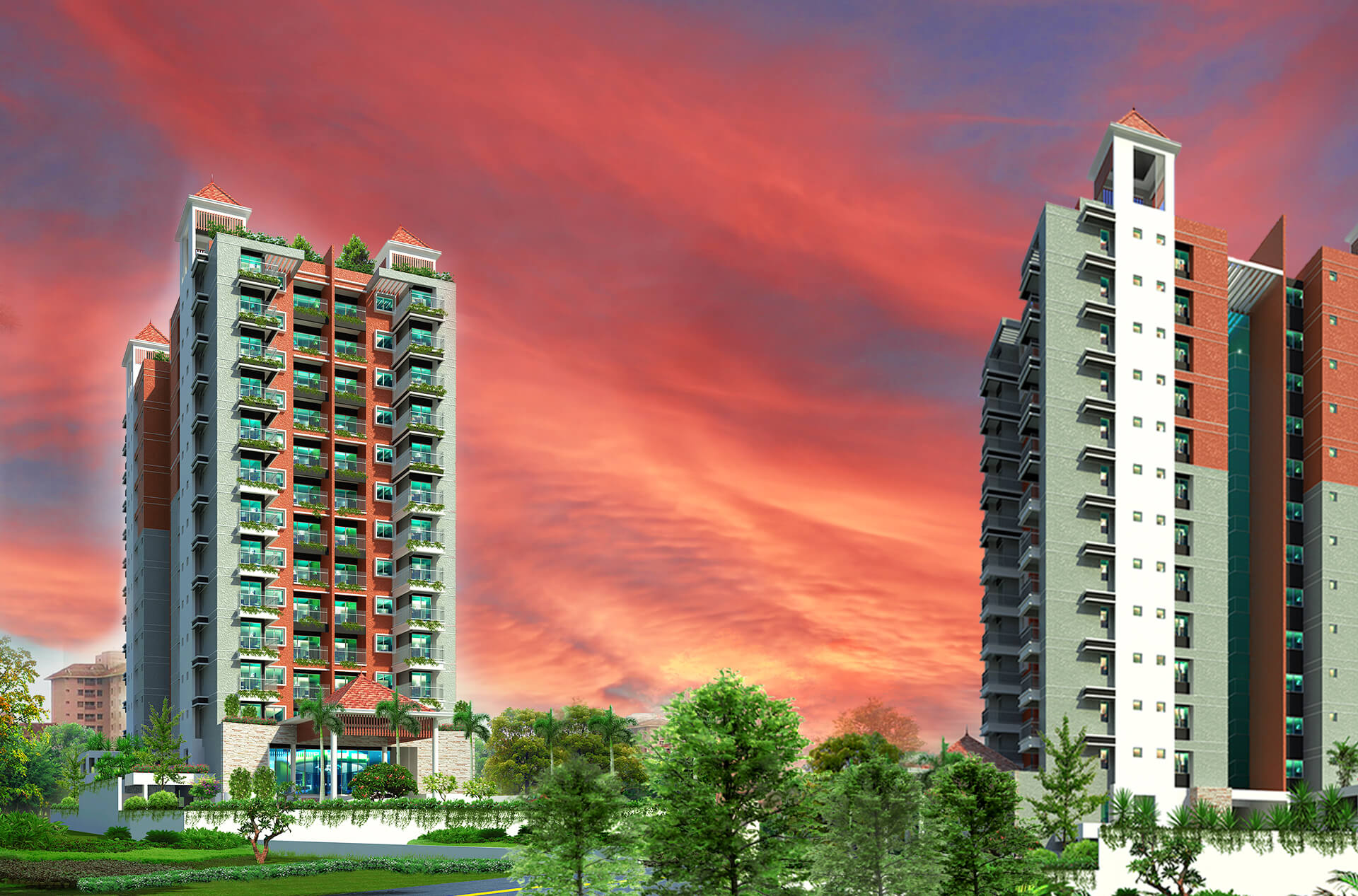 2 BHK & 3 BHK Flats and Apartments For Sale in Thiruvalla Kerala