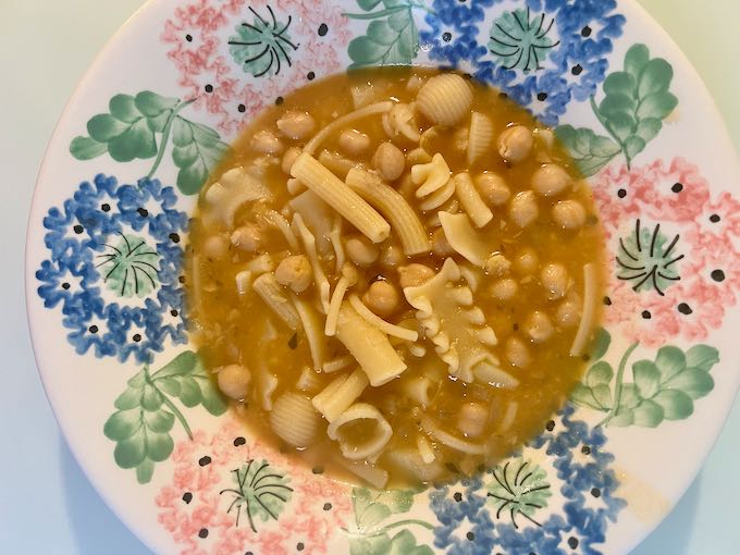 pasta e ceci Elizabeth Minchilli