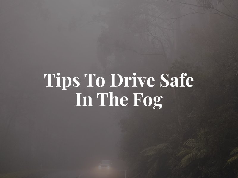 Tips to Drive Safe in the Fog