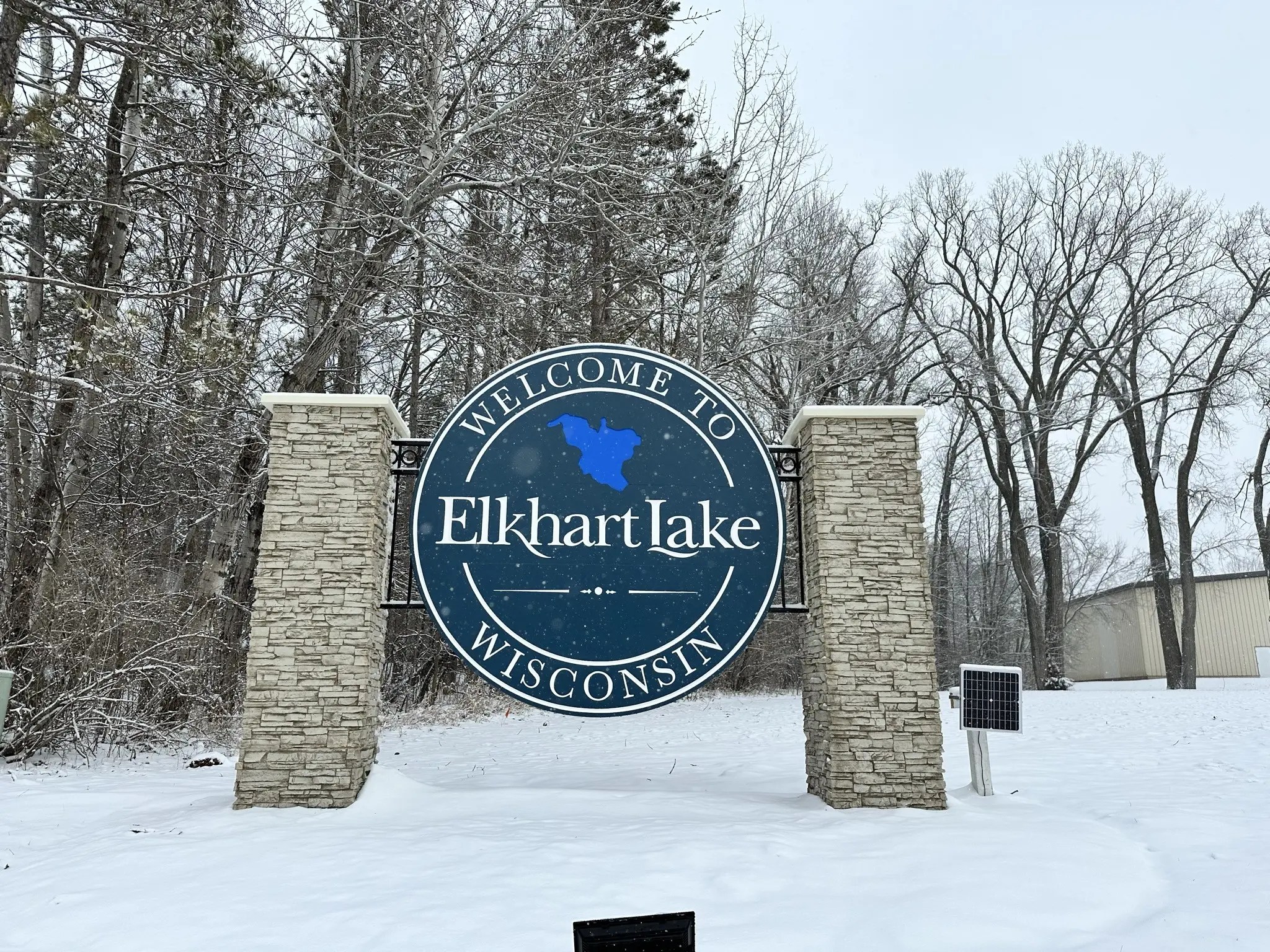 New Sign Serves as Official to the Village of Elkhart Lake