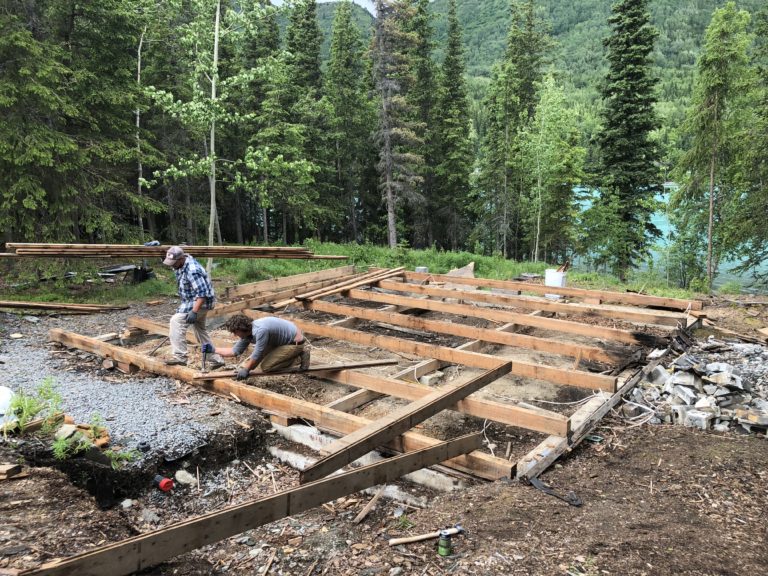 Cooper Landing, Alaska Cabin has been demolished