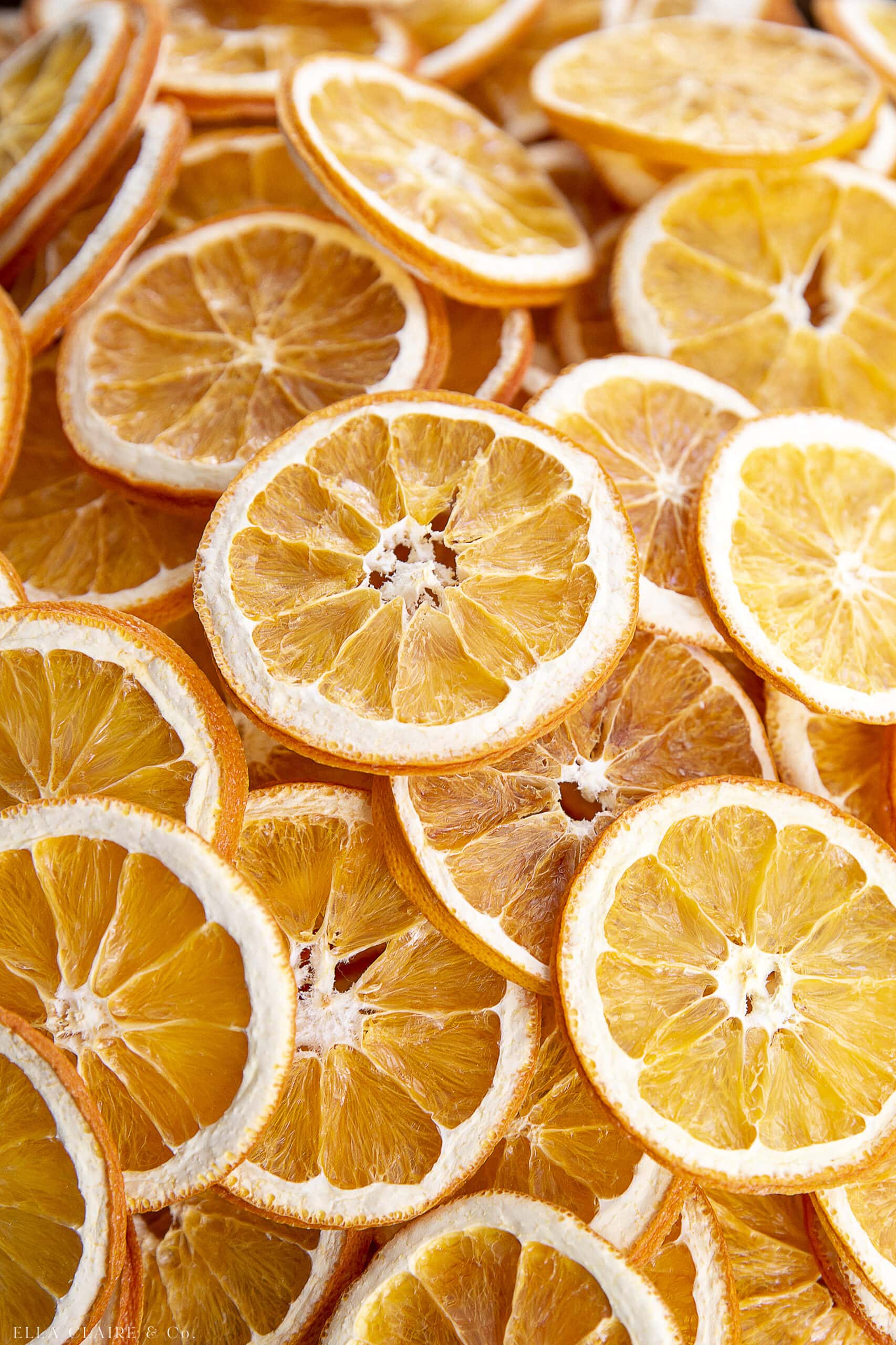 Best Dried Orange Slices Oven or Dehydrator Ella Claire