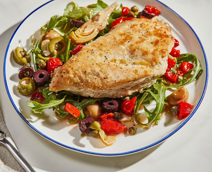 Antipasto Chicken Skillet Ellie Krieger