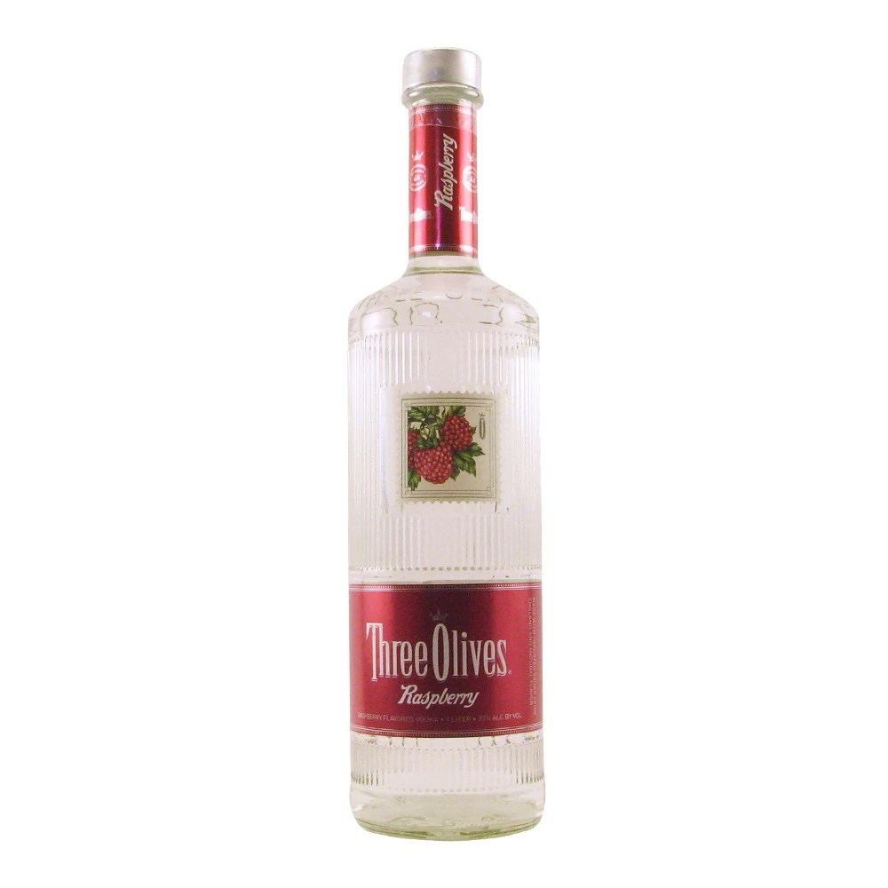 Three Olives Raspberry Vodka 1L Elma Wine & Liquor