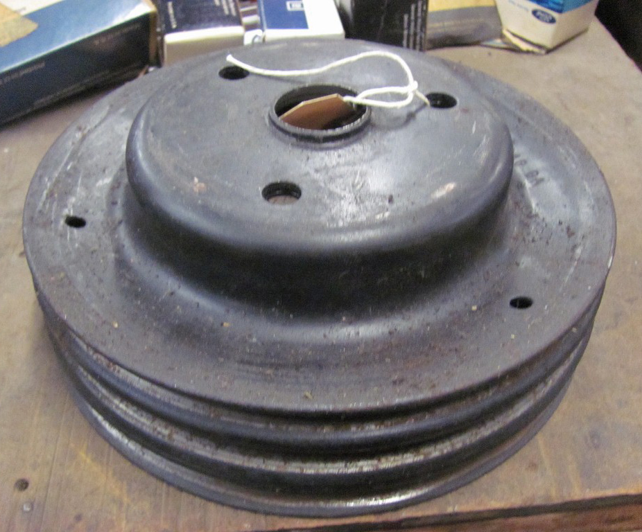 Chevrolet Chevy Truck Impala 3 Groove Crank Pulley A/C 77 78 79 80