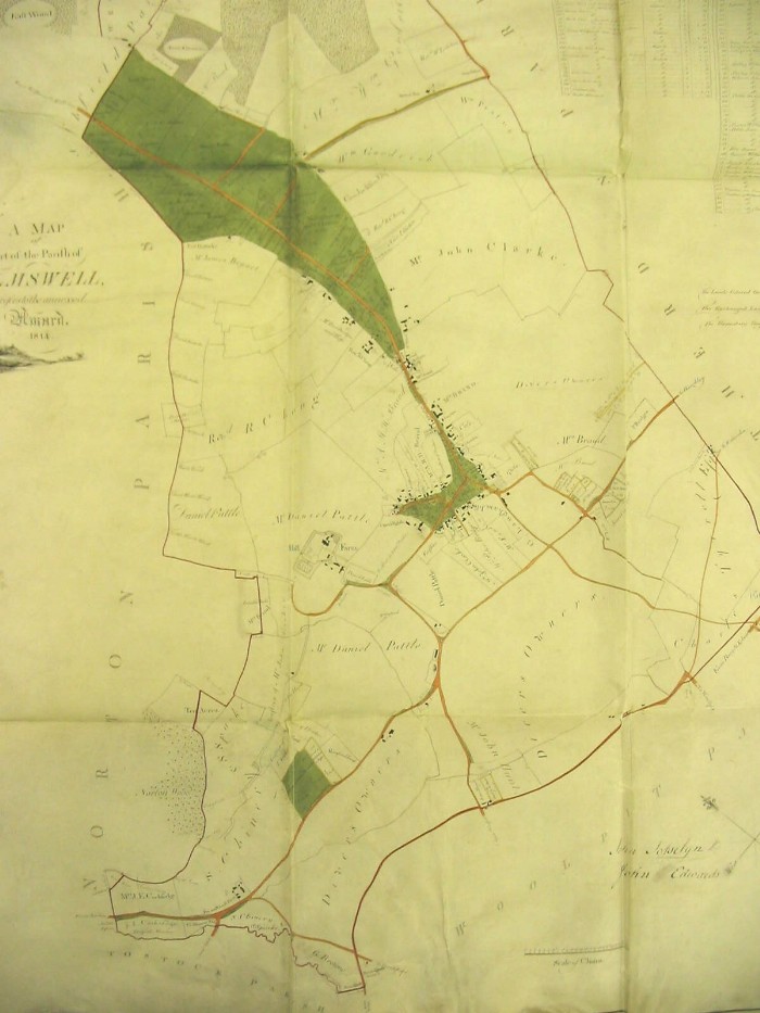Enclosure Map, 1814 Elmswell History Group