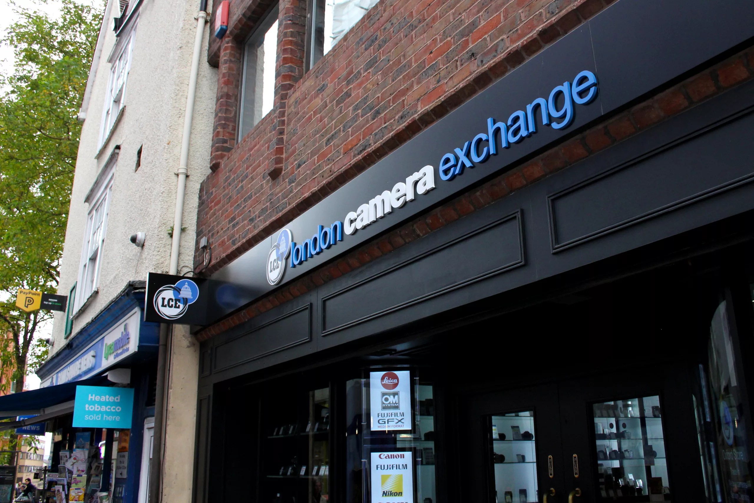 London Camera Exchange Case Studies Elmtree Signs