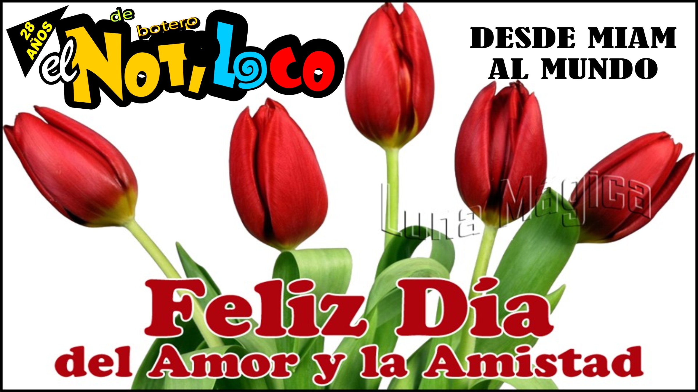 Hoy es el dia del amor y la amistad en Colombia . El