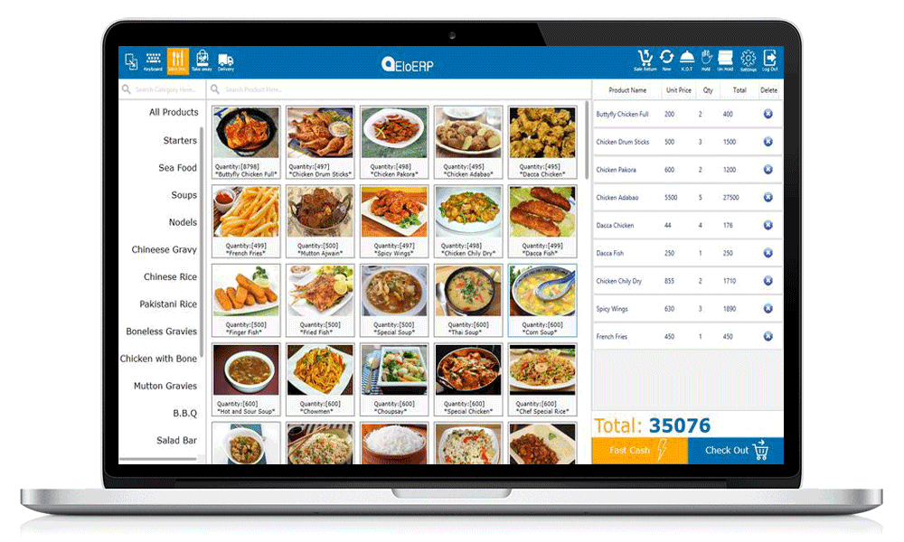 Restaurant Point of Sale Solution IT VISION  & Software Technology