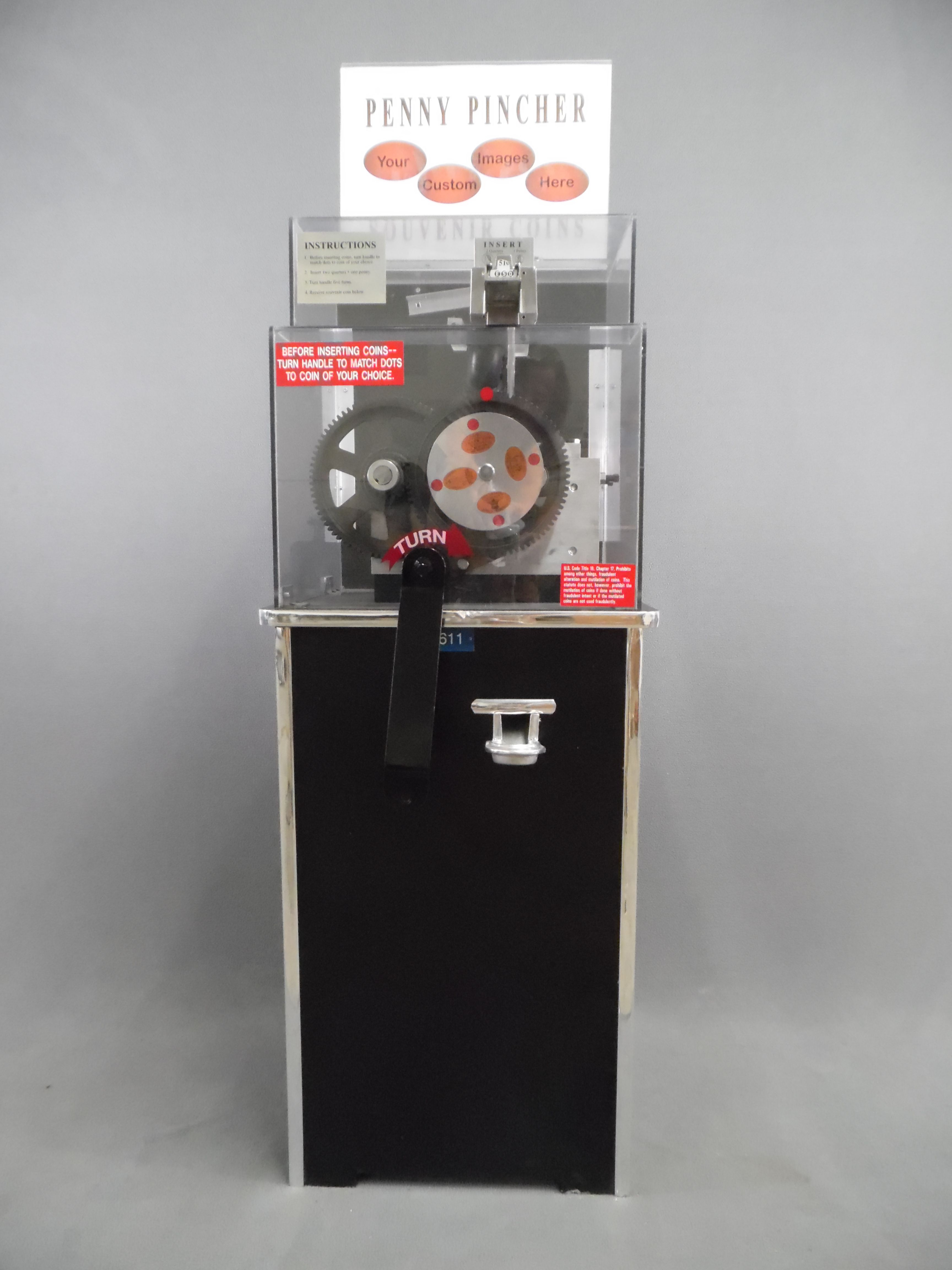 Souvenir Penny Press Machine Stock 0611