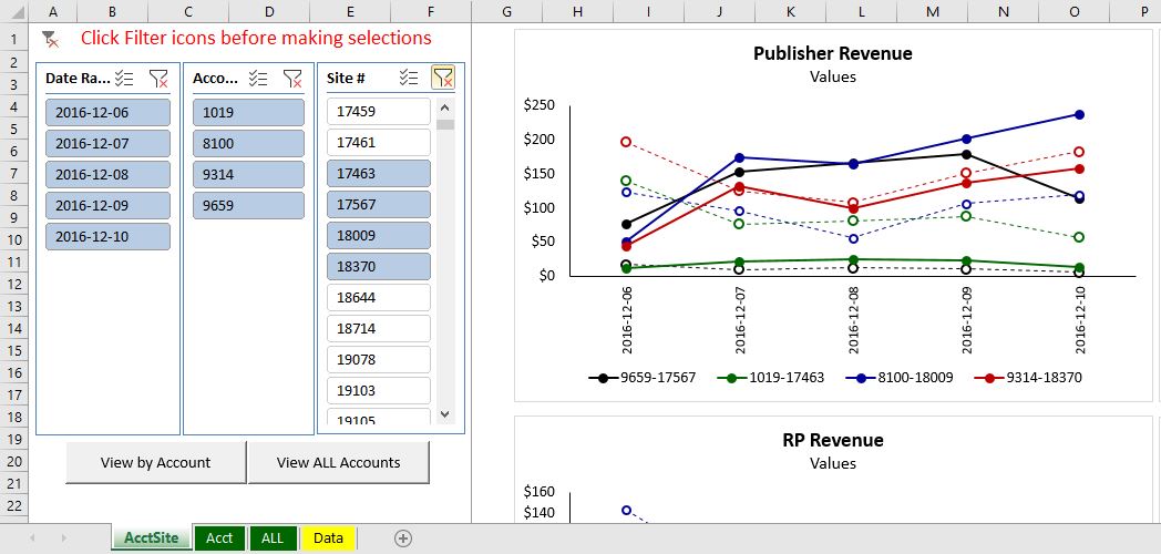 Dynamic Graphing in Excel (DEMO) Eloquens