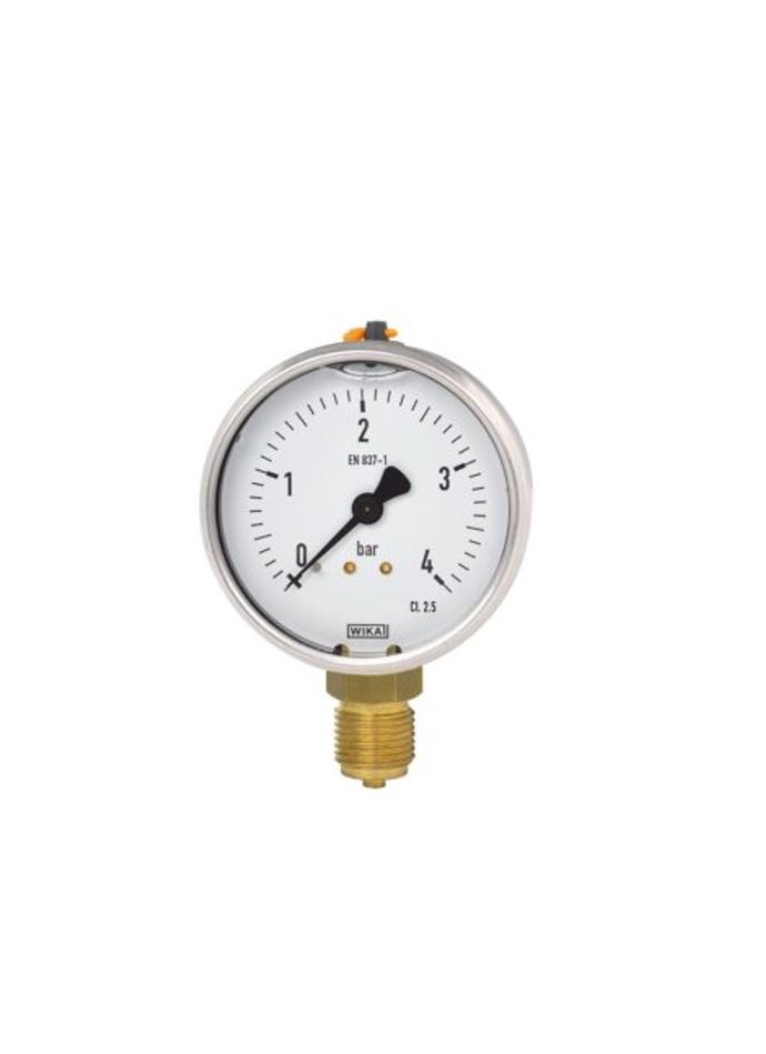 113.53 pressure gauge with bourdon tube WIKA