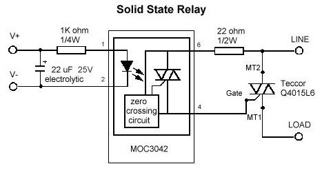 Circuit Diagram Of Solid State Relay - Circuit Diagram