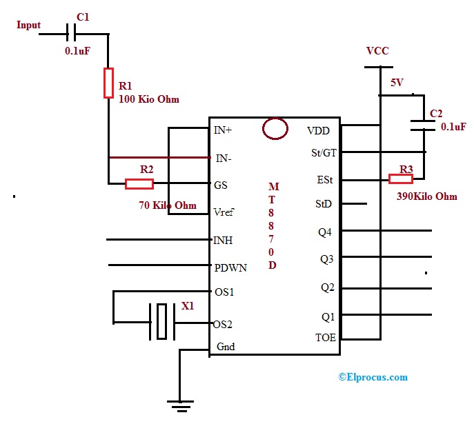 Dtmf Based Home Automation System Using Microcontroller Circuit Diagram