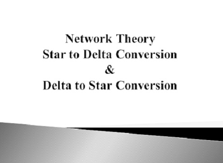 Network Theory Star To Delta Conversion