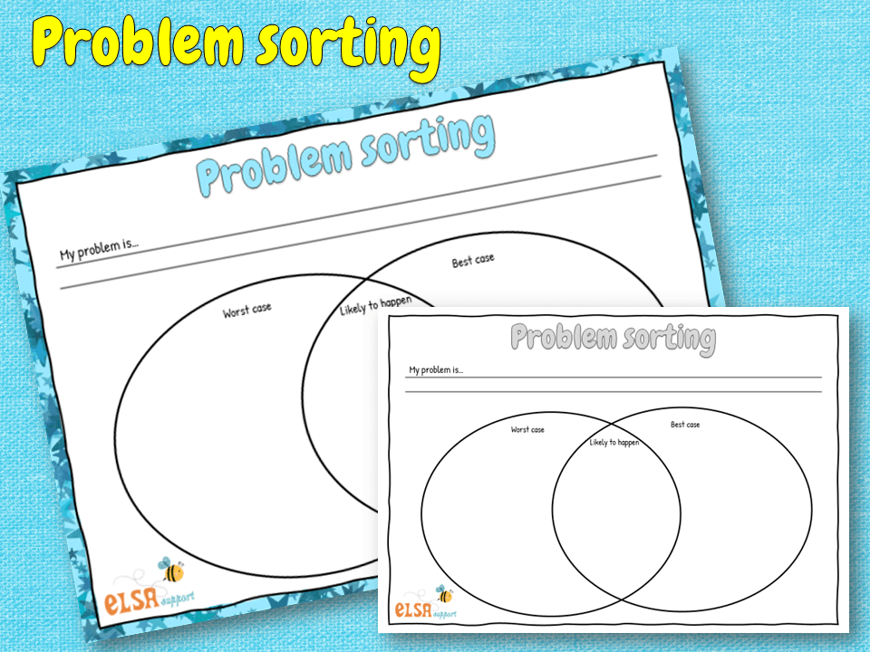 Best case worst case problem solving activity ELSA Support