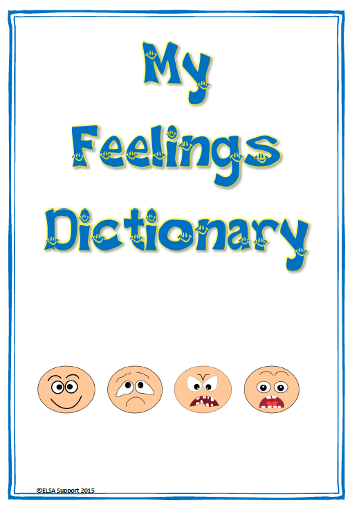 Feelings dictionary for children Elsa Support