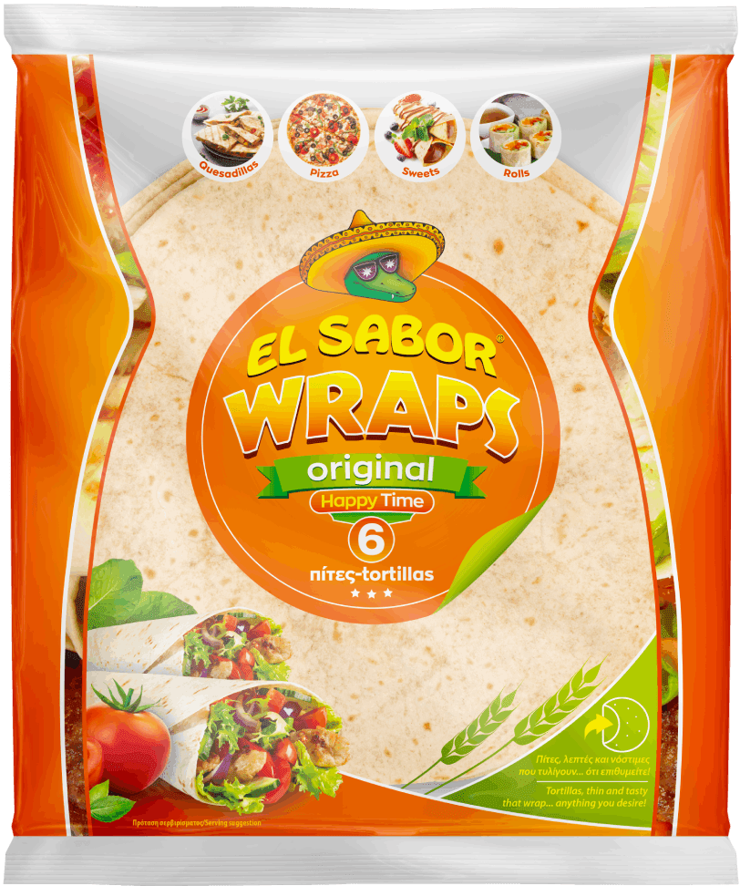 Wraps Original El Sabor Nacho Chips , Dips , Wraps