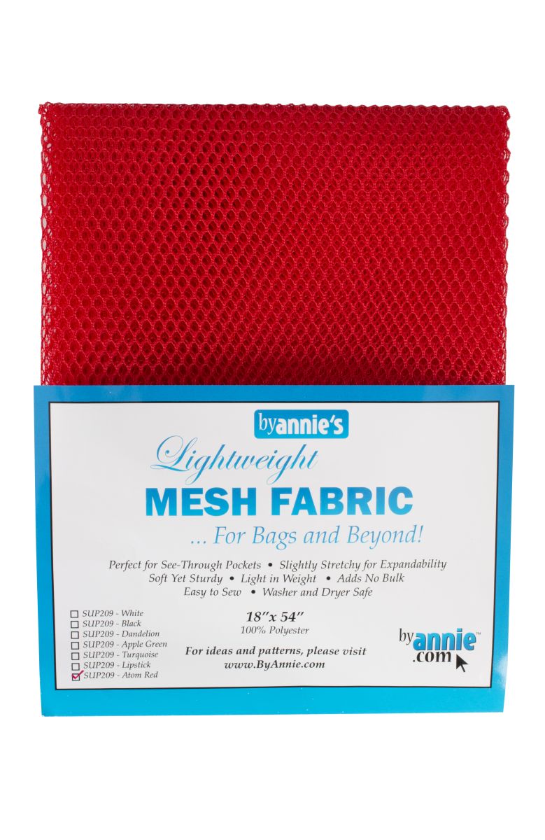 by annie´s Mesh Fabric Rot Elsbeth und Ich