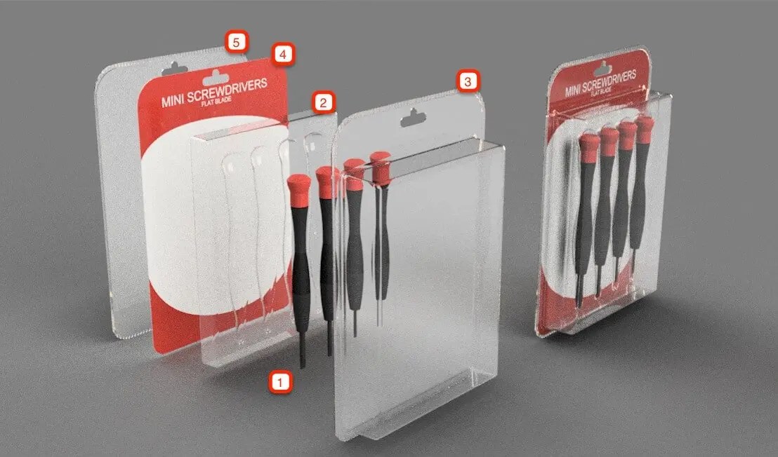 Heat Seal Blister Packaging, Custom Heating Sealing Packaging Supplier