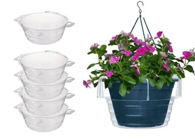 Hanging Basket Drip Pan, drip catcher hanging saucer Manufacturer