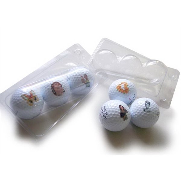 Clamshell Packaging Golf Balls, Plastic Golf Container Manufacturer