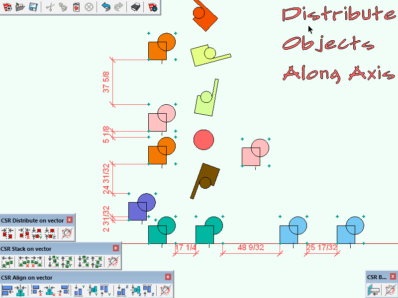 Distribute objects sketchup plugin Grupo Constructor El Taller